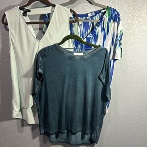 Bundle of three womens tops size m.